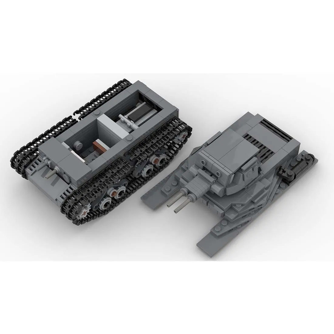 Оторизиран американски MTLS-1G14 Лек Танк Модел MOC Строителни Блокове, Определени Подарък (574 бр.) 2